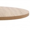 Mesa de bistró MDF marrón claro 80 cm 4