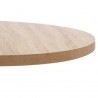 Mesa de bistró MDF marrón claro 80 cm 4