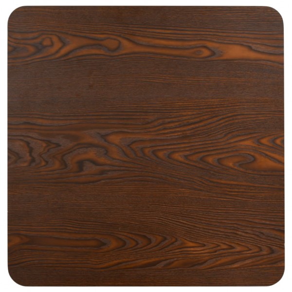 Mesa de bistró MDF marrón oscuro 50x50 cm M 4