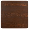 Mesa de bistró MDF marrón oscuro 50x50 cm 4