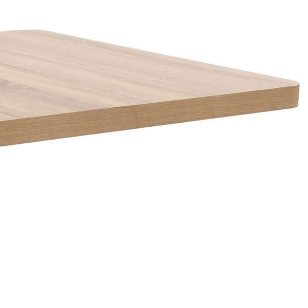 Mesa bistrô 80x80 cm MDF castanho-claro M 4