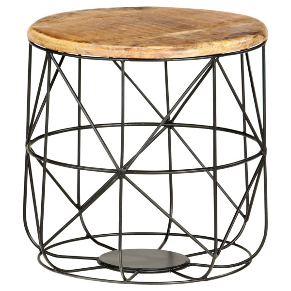 Mesas de centro 2 pcs madeira mangueira maciça M 4