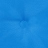 Cojín silla jardín respaldo bajo 4 uds tela Oxford azul 2