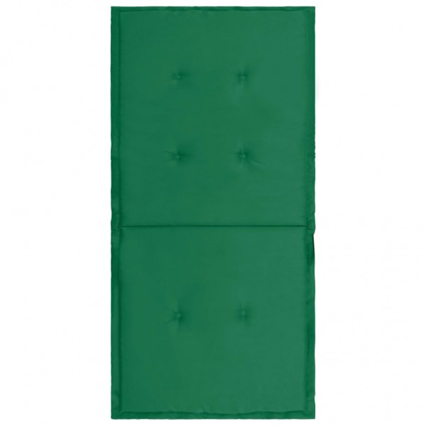 Almofadões lombares p/ cadeiras de jardim 4pcs oxford verde M 5
