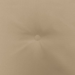 Cojines de silla de jardín 4 uds tela beige 40x40x3 cm H