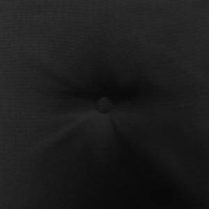 Cojines de silla de jardín 2 uds tela Oxford negro 50x50x3 cm H