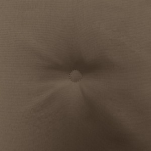 Almofadão p/ banco jardim 200x50x4 cm tecido cinza-acastanhado H