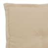 Cojín de banco de jardín tela Oxford beige 200x50x3 cm 5