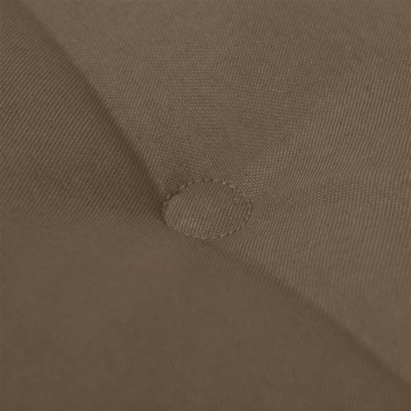 Cojín de banco de jardín tela Oxford gris taupé 180x50x3 cm M 3