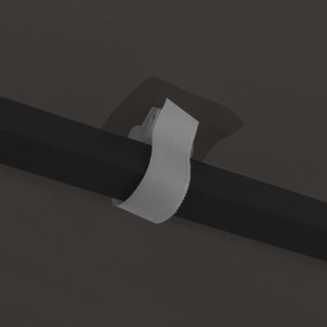 Cenador gris antracita 3x6 m H