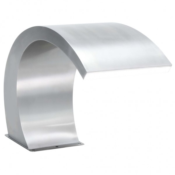 Fonte de piscina com LEDs 30x60x45 cm aço inoxidável M 3