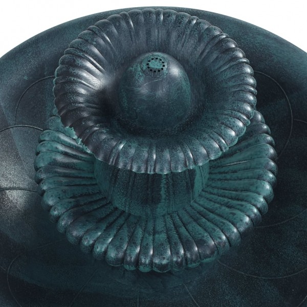 Banheira para pássaros com fonte 50x91 cm plástico verde M 5