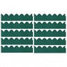Bordes de jardín 10 unidades PP verde 65x15 cm 2
