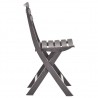 Cadeiras de jardim dobráveis 2 pcs plástico moca 4