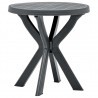 Mesa bistro gris antracita plástico Ø70 cm 3