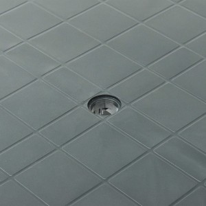 Mesa de jardim 80x75x72 cm plástico verde H