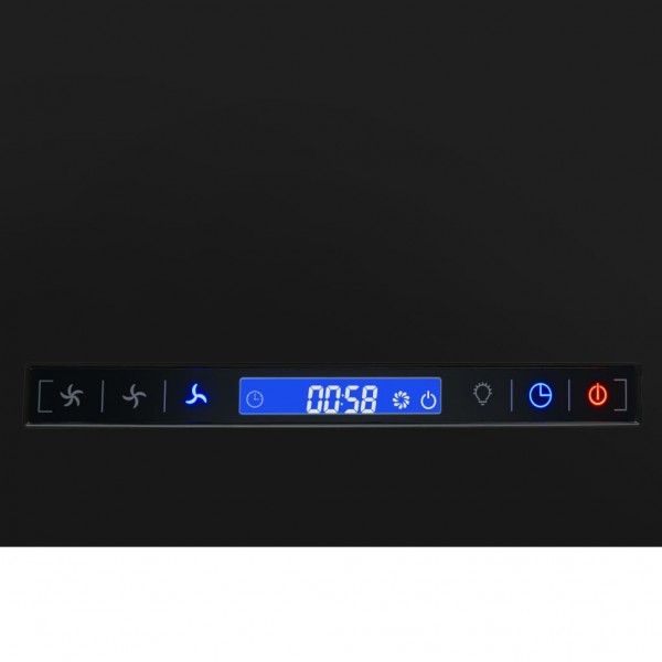 Campana extractora colgante táctil LCD acero recubierto 55 cm M 5