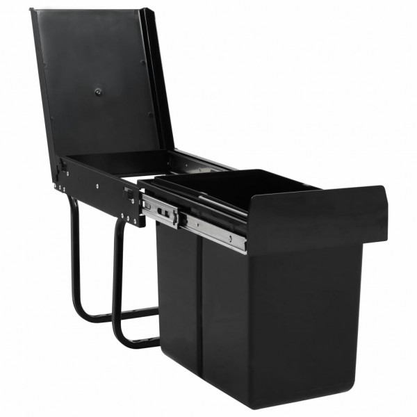 Balde do lixo de encastre no armário cozinha fecho suave 20 L M 4