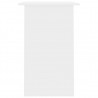 Secretária 90x50x74 cm derivados de madeira branco brilhante 5