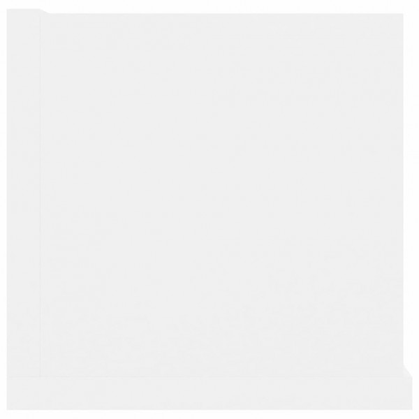 Prateleira de parede para CD 100x18x18 cm deriv. madeira branco M 4
