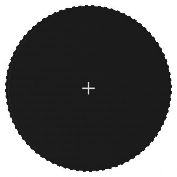 Lona de salto para cama elástica redonda tela negro 4.27 m D