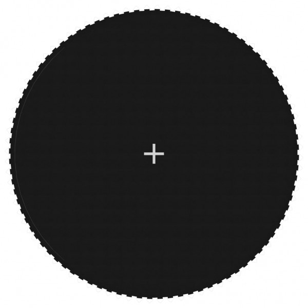 Lona de salto para cama elástica redonda tela negro 4.57 m D