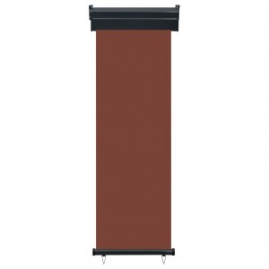Toldo lateral para varanda 60x250 cm castanho H