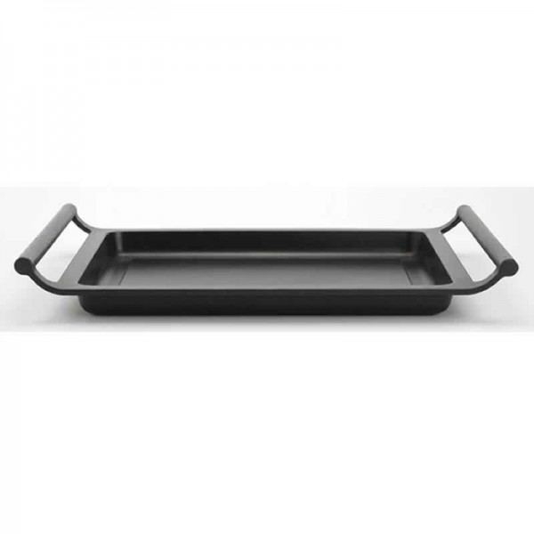 Parrilla lisa efficient efficient bra a271535 - 36,5*27cm - antiadherente teflón platinum plus - compatible cocina inducción D