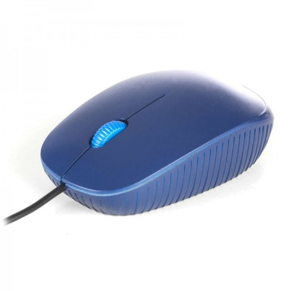 Rato com cabo ngs blue flame - óptico - 1000dpi - scroll + 2 botões - linhas ergonómicas - usb - azul M 2