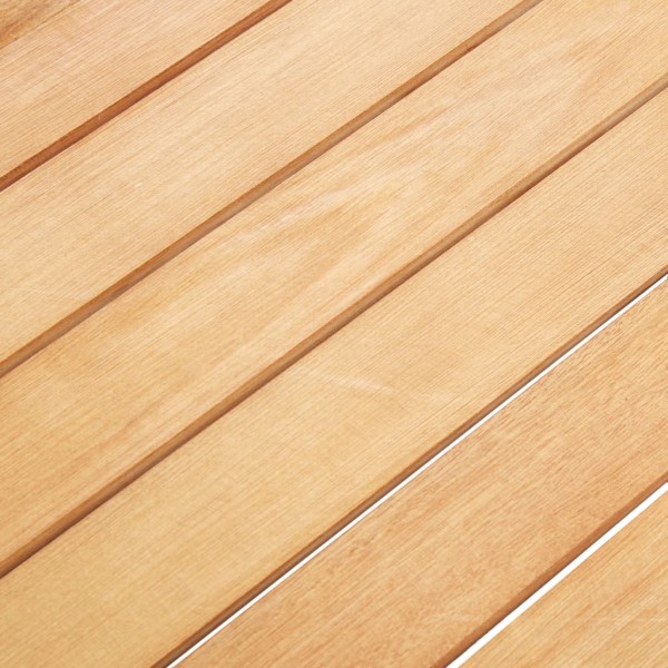 7 pcs conj. jantar p/ exterior vime PE madeira acácia cinzento M 2