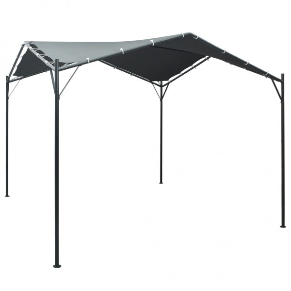 Cenador carpa de acero gris antracita 3x3 m D