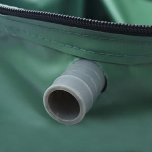 Depósito para água da chuva dobrável com torneira 1250 L H