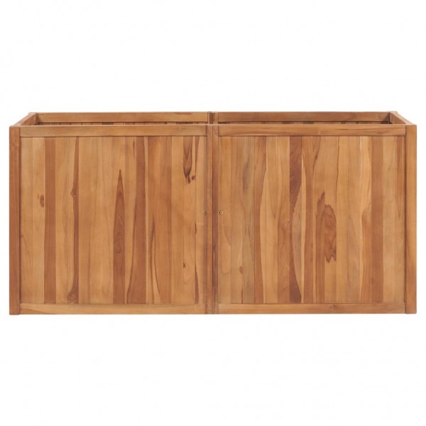 Arriate de madera maciza de teca 150x50x70 cm M 2