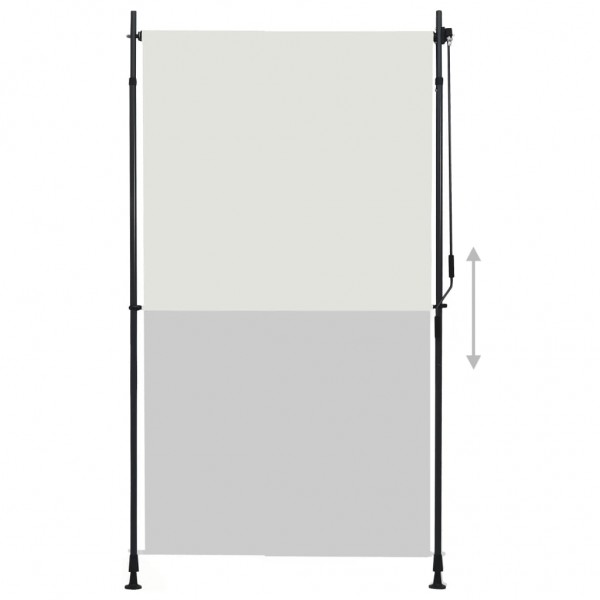 Estore de rolo para exterior 120x270 cm creme M 3