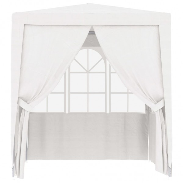 Tenda festas com paredes laterais 2x2m 90g/m² branco M 4