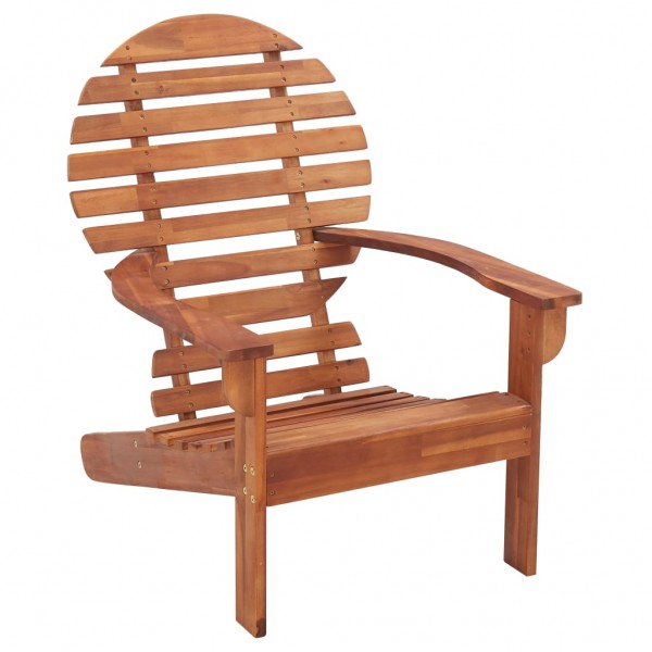 Silla Adirondack de madera maciza de acacia D