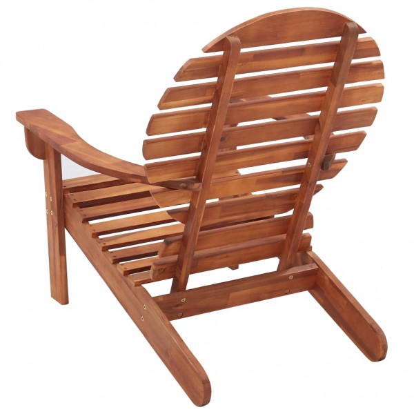 Silla Adirondack de madera maciza de acacia M 4