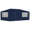 Tenda festas profissional c/ paredes laterais 4x6m 90g/m² azul 1