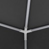 Carpa profesional para fiestas con paredes gris 90 g/m² 4x6 m 2