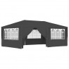 Tenda festas com paredes laterais 4x6m 90g/m² antracite 5