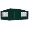 Carpa profesional para fiestas con paredes verde 90 g/m² 4x6 m 1
