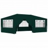 Carpa profesional para fiestas con paredes verde 90 g/m² 4x6 m 5