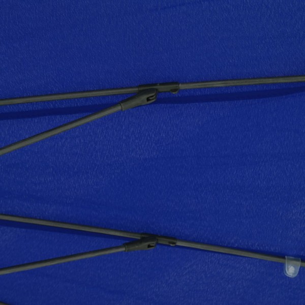 Sombrilla de jardín con palo de aluminio azul azure 270 cm M 2