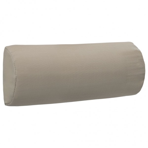 Reposacabezas de silla jardín textilene gris taupe 40x7.5x15 cm D
