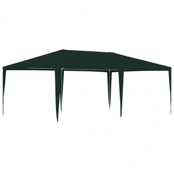 Carpa profesional para celebraciones verde 90 g/m² 4x6 m D