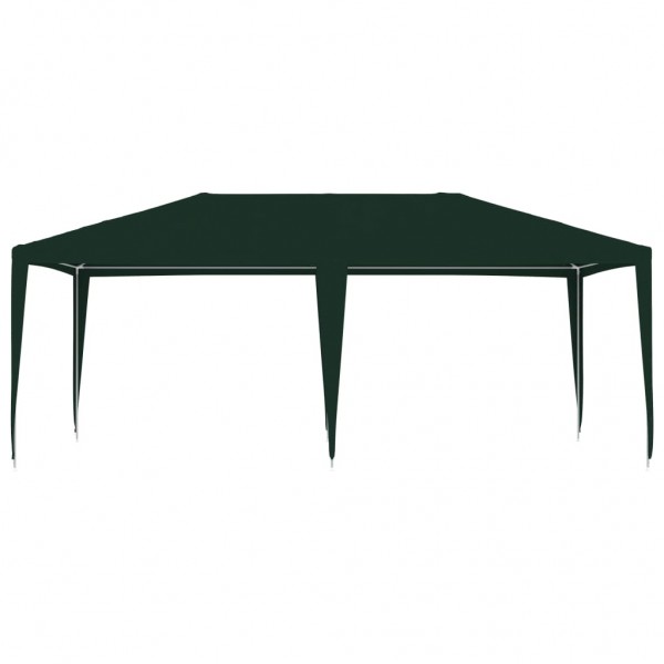 Carpa profesional para celebraciones verde 90 g/m² 4x6 m M 3