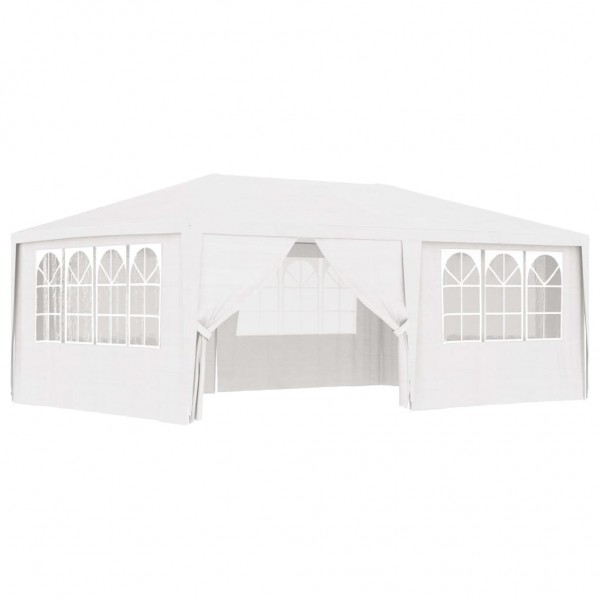 Carpa profesional para fiestas con paredes blanco 90 g/m² 4x6 m D