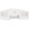 Carpa profesional para fiestas con paredes blanco 90 g/m² 4x6 m 1