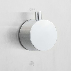 Chuveiro para exterior com base WPC aço inoxidável H