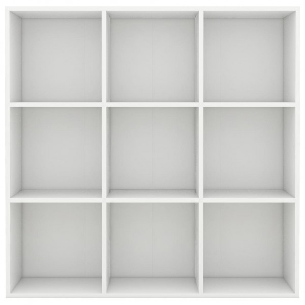 Estantería de madera contrachapada blanco 98x30x98 cm M 4